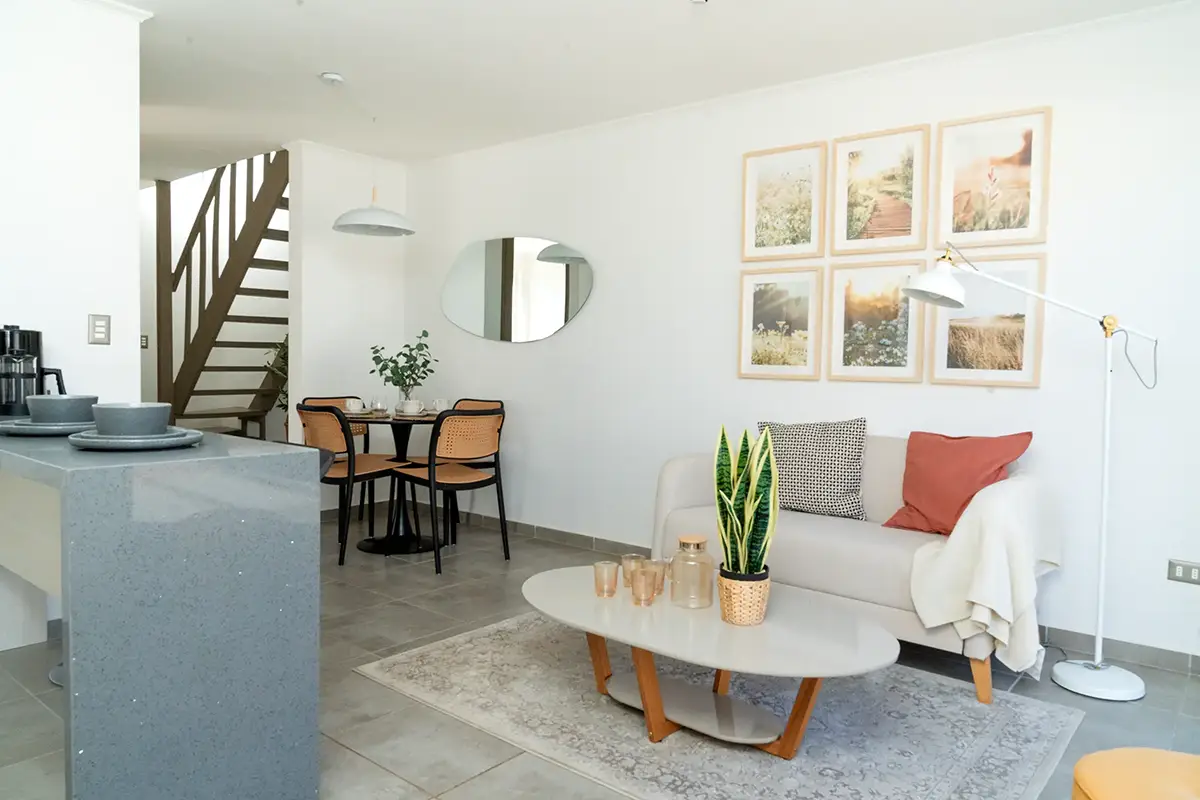 Living comedor Casa Ciruelo
